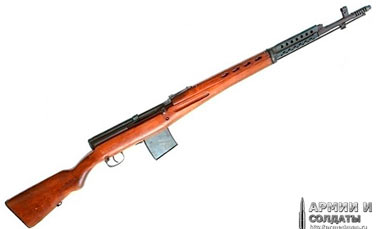 Самозарядная винтовка Токарева СВТ-40
