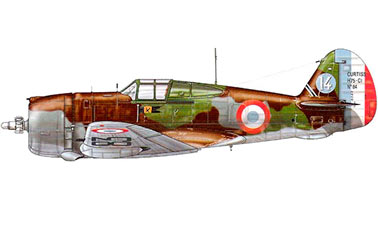 Американский истребитель Кертис P-36 «Hawk»