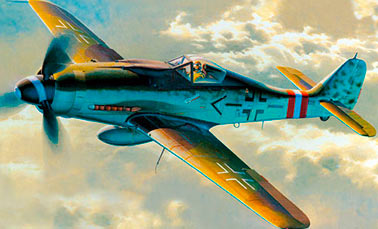 Немецкий истребитель второй мировой войны Фокке-Вульф FW-190