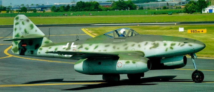двигатели мессершмитта Me-262.