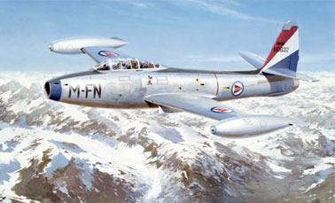 Истребитель Рипаблик F-84 (P-84) «Thunderjet»