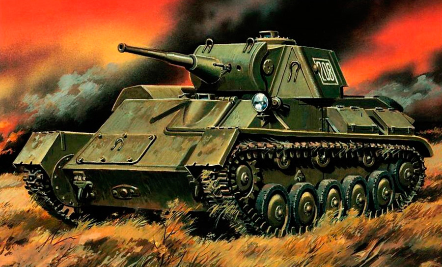 Legkiy tank T 70