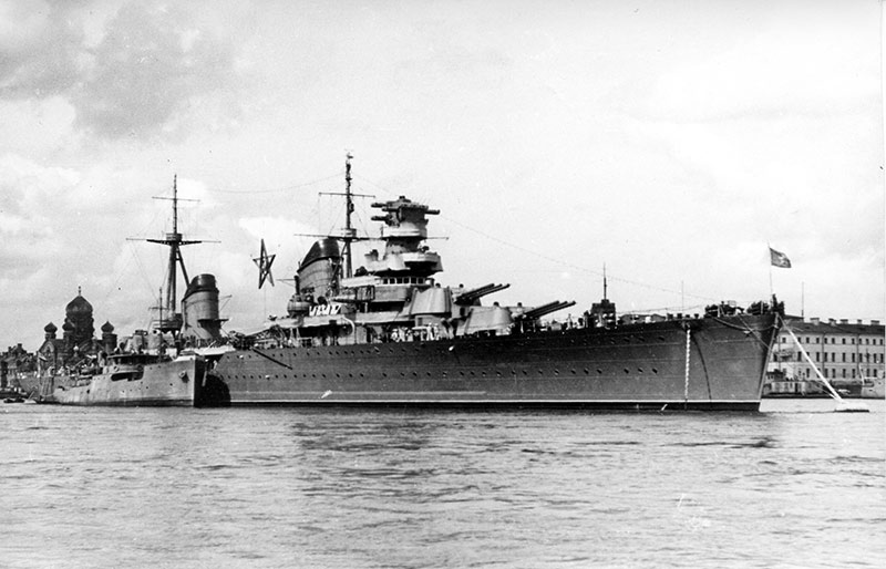 Крейсер Максим Горький, балтийский флот перед войной