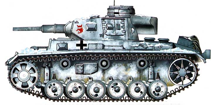 Танк Pz III Ausf H