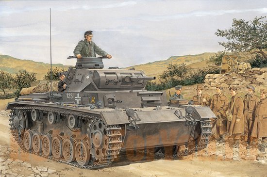 Танк PzKpfw III Ausf F