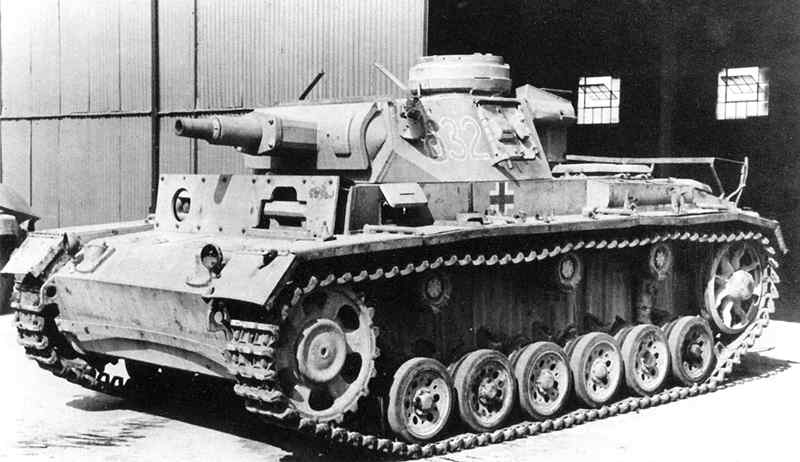 Германский танк PzKpfw III aust A