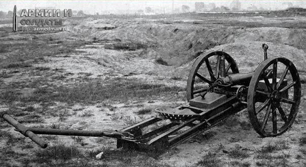 Противотанковая пушка Фишера образца 1918 г., Германия