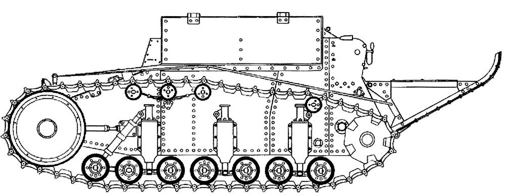 Проект машины снабжения на базе танка МС-1 (Т-18)