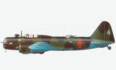 дальний бомбардировщик ДБ-3