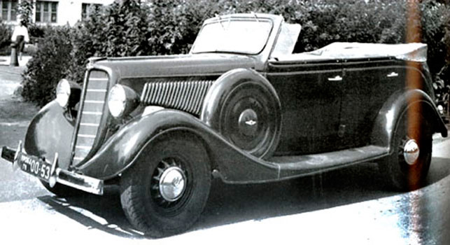 Автомобиль ГАЗ-М1 в варианте «Фаэтон»