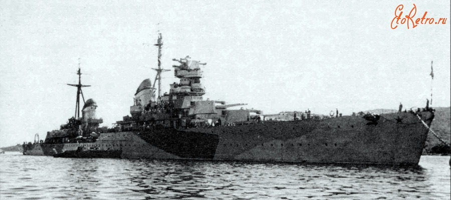 Советский легкий крейсер "Калинин"