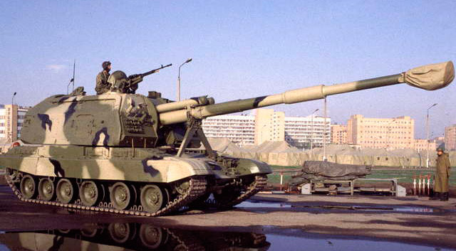 Самоходная артиллерийская установка "Мста-С", 152-мм