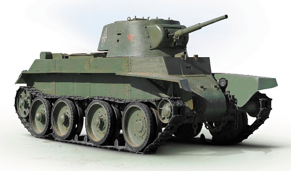 быстроходный танк БТ-7 