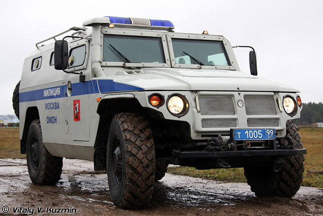Полицейский вариант ГАЗ-233036 «Тигр»