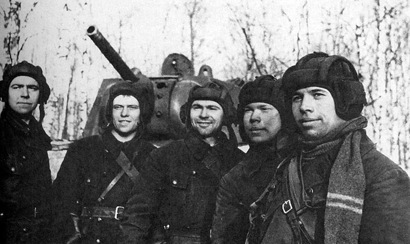 Экипаж тяжелого танка КВ-1