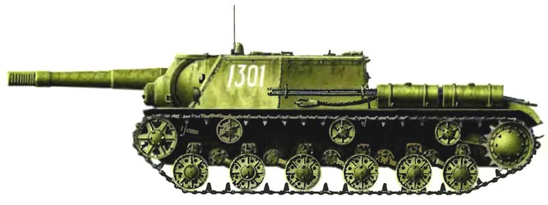 Самоходка СУ-152 на базе танков КВ