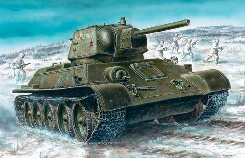 Средний танк Т-34 образца 1940 г. (Т-34-76)