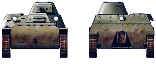 Малый танк Т-40.