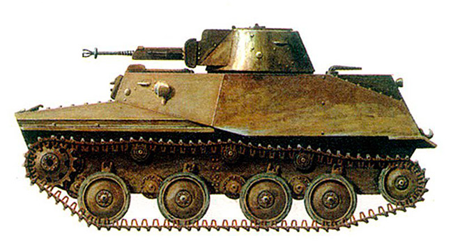 малый танк Т-40