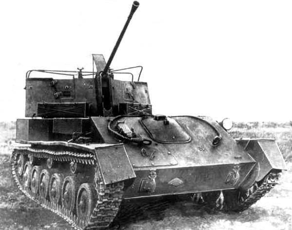 37-мм зенитная самоходная установка ЗСУ-37