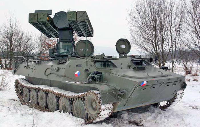 Боевая машина 9А35 ЗРК «Стрела»-10