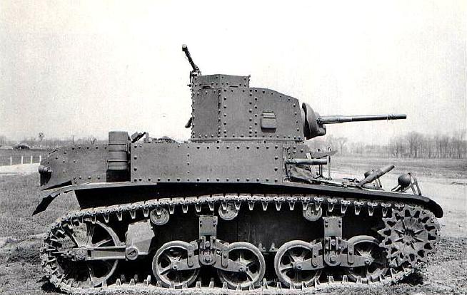 Легкий танк М3 "Стюарт". Танки США в WWII 