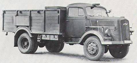 Грузовик Opel Blitz 3,6-6700A (Германия)