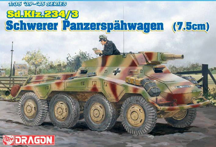 75-мм САУ на базе Schwerer Panzerspahwagen Sd.Kfz 234