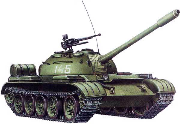 Средние танки Т-54 и Т-55