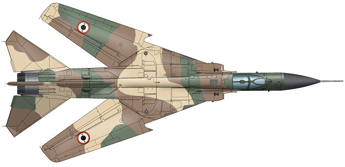 Также как и этот сирийский МиГ-23. В России он будет смотреться диковато