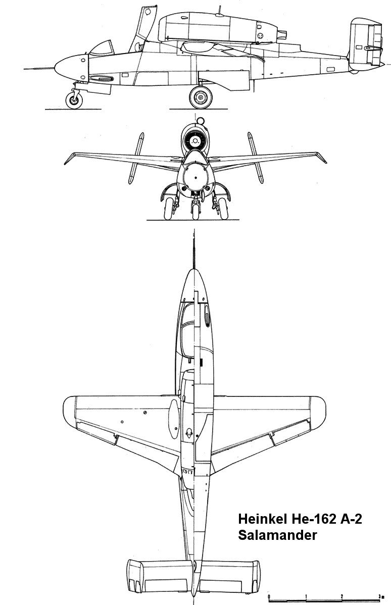 Чертеж He-162