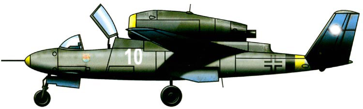 He-162 даже с виду уже "перерос" Вторую Мировую