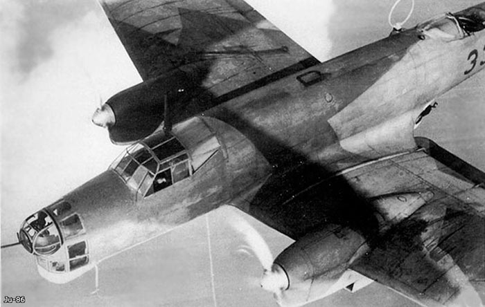 Бомбардировщик/Высотный разведчик Юнкерс Ju-86