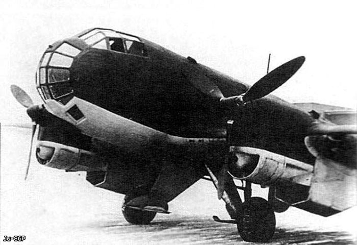 Кабина разведчика Ju-86P