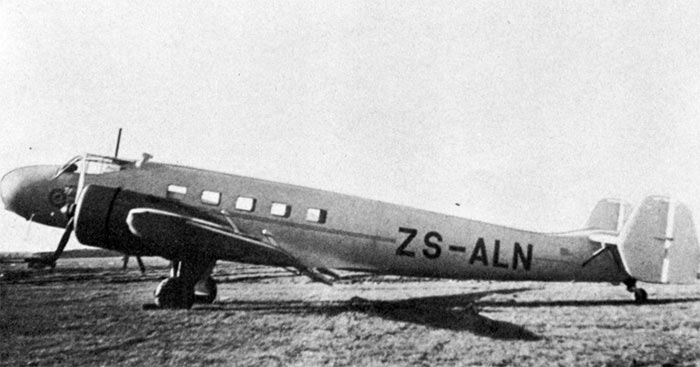 Гражданский самолет на базе бомбардировщик Ju-86, модификация Ju-86Z