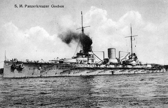 Турецкий (германский) крейсер "Гебен"