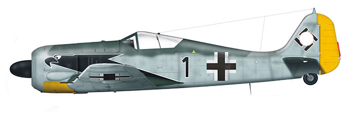 Немецкий истребитель второй мировой войны Фокке-Вульф FW-190 