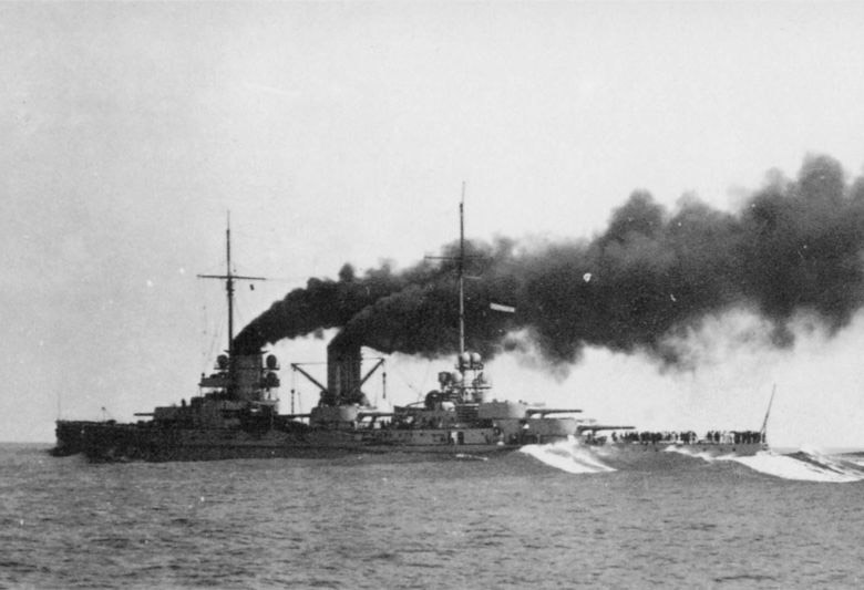 Линейный крейсер Гебен на испытаниях