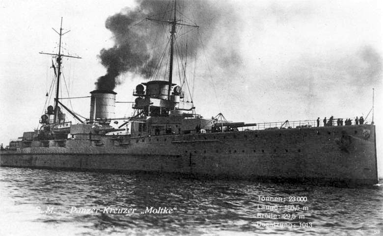 немецкий крейсер Мольтке