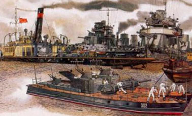 амурская флотилия в августе 1945 года