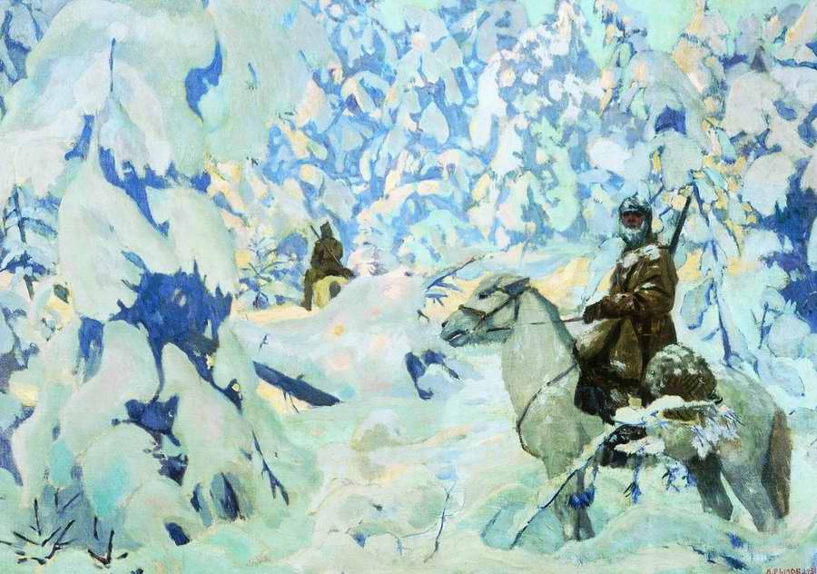 На страже - Аркадий Рылов (1931 год)