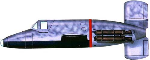 Таранный истребитель Ba-349 «Наттер»