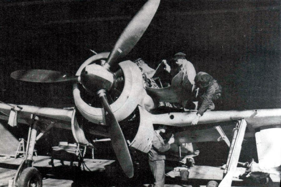 FW-190A-1, отладка систем перед самым первым полетом.