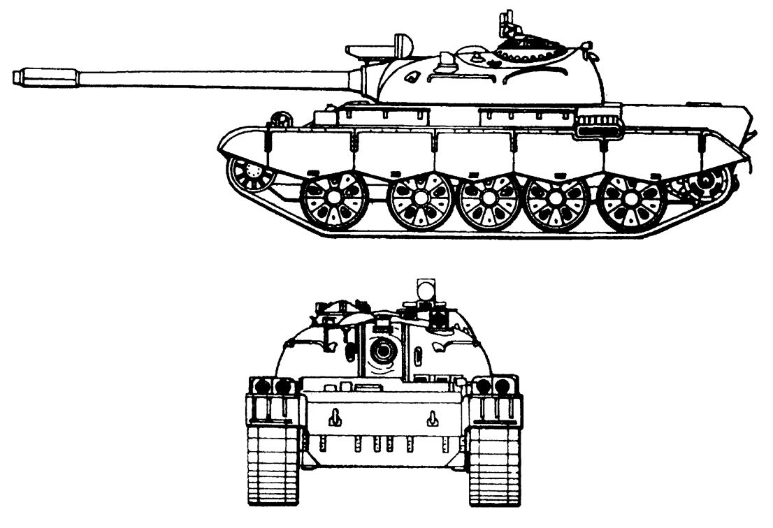 Схема китайского танка Тип 69