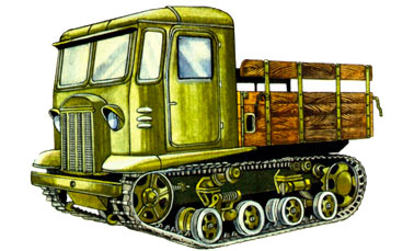 Легкий артиллерийский трактор СТЗ-5-НАТИ
