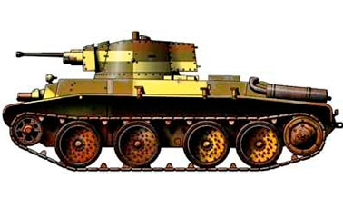 Польский колесно-гусеничный танк 10TP