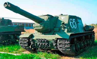 Самоходная артиллерийская установка ИСУ-152 Зверобой