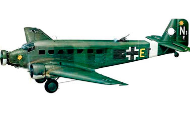 Немецкий транспортный самолет Юнкерс Ju-52