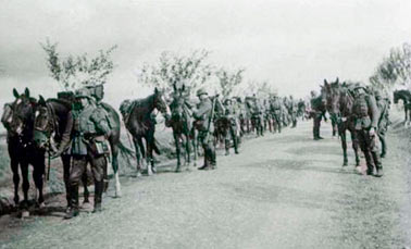 Вполне обычная картина для начального периода Второй Мировой - конница вермахта