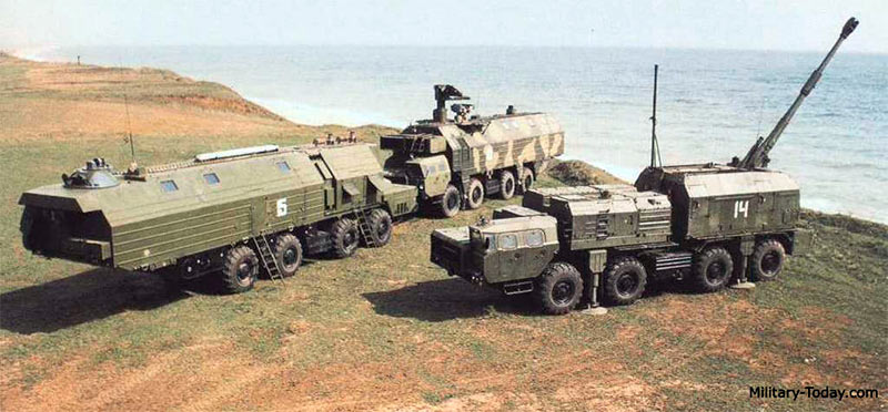 Машина обеспечения боевого дежурства, центральный пост и САУ комплекса «Берег»